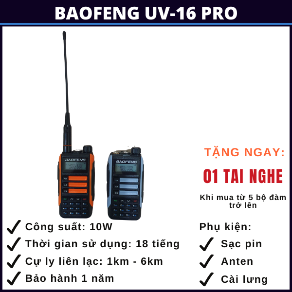 bộ đàm baofeng uv 16 pro quảng ninh bo-dam-baofeng-uv-16-pro-quang-ninh